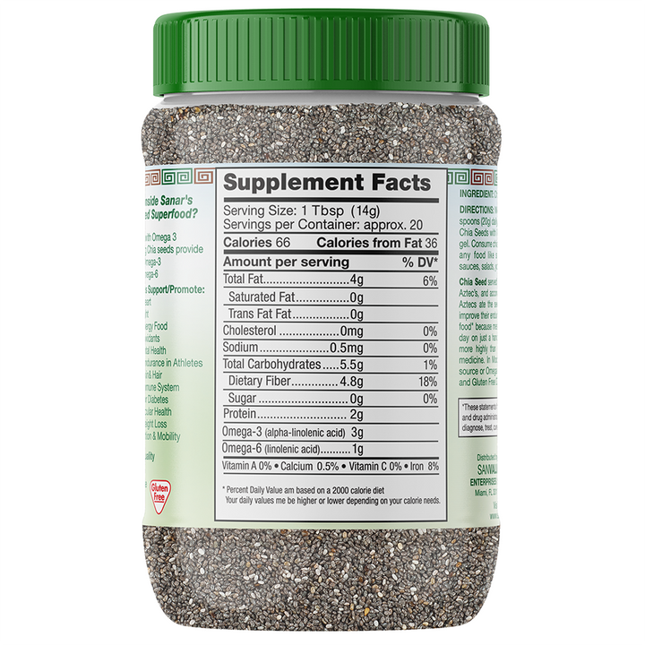 Chia Seed, 10 oz
