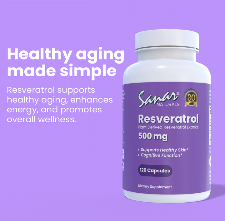 Resveratrol Supplement, 120 Capsules