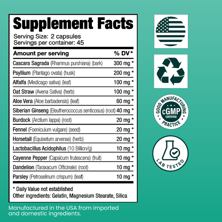 Colon Cleanser 2002, 90 Capsules
