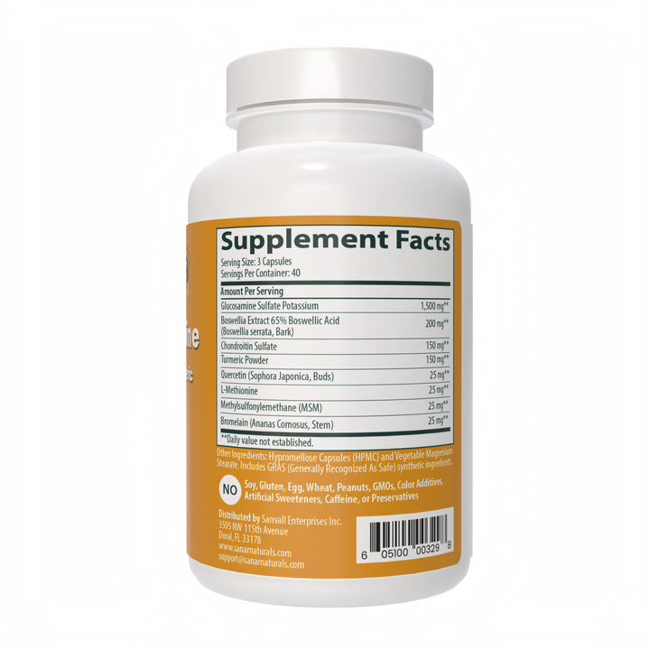 Glucosamine Supplement, 120 Capsules