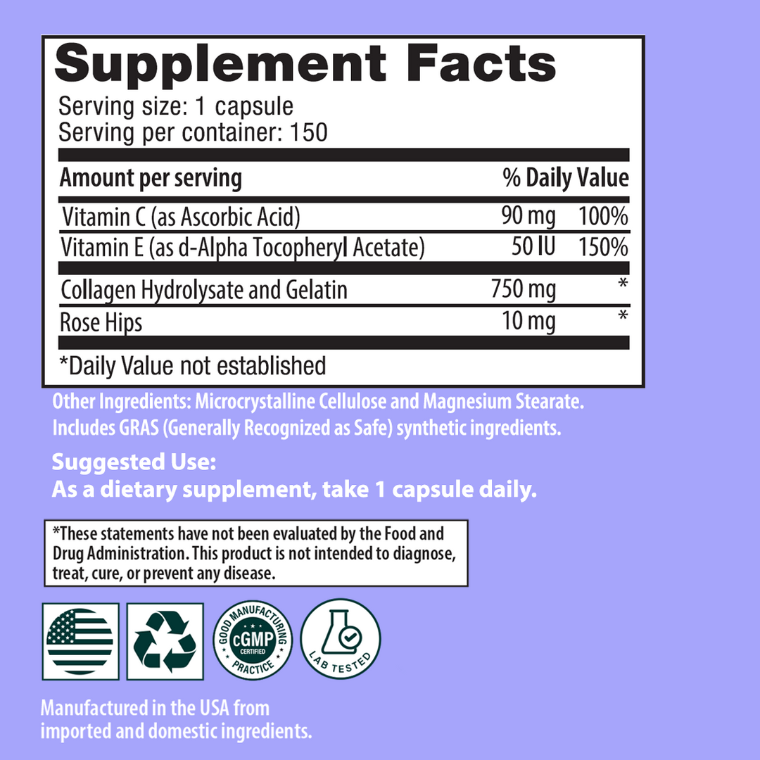 Collagen Wrinkle Formula, 150 Capsules