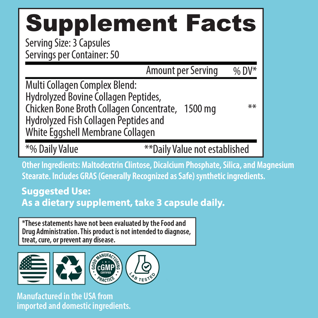 Collagen Multi Complex, 150 Capsules