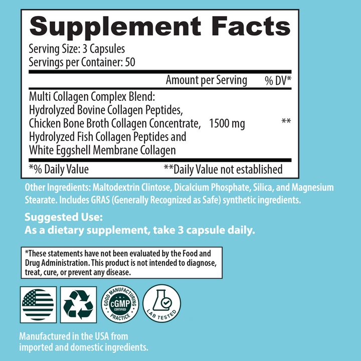 Collagen Multi Complex, 150 Capsules