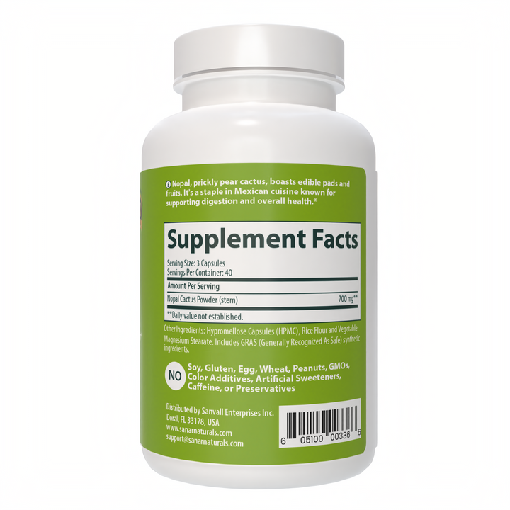 Nopal Supplement, 120 Capsules