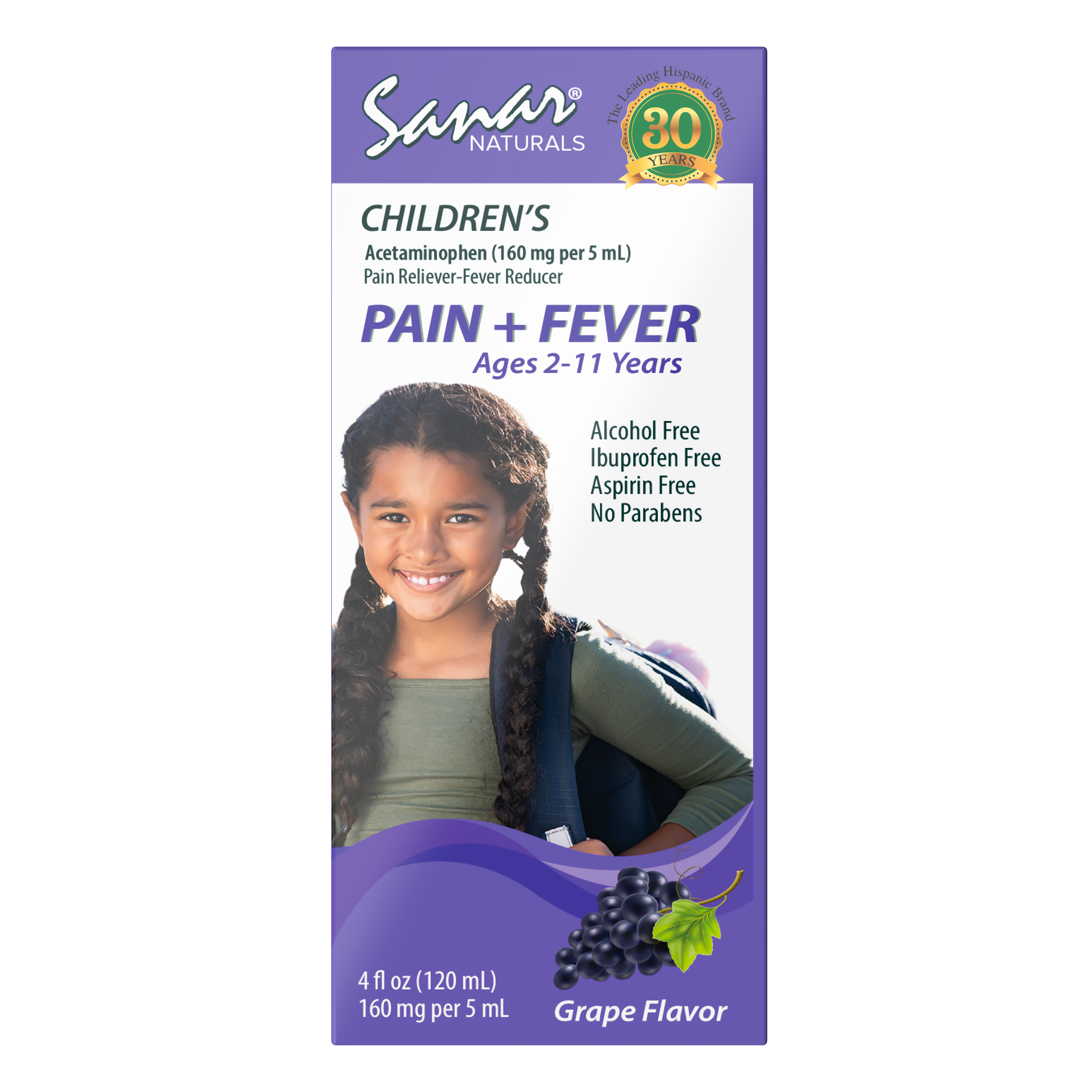 Children's Acetaminophen Pain Reliever, 4 fl oz