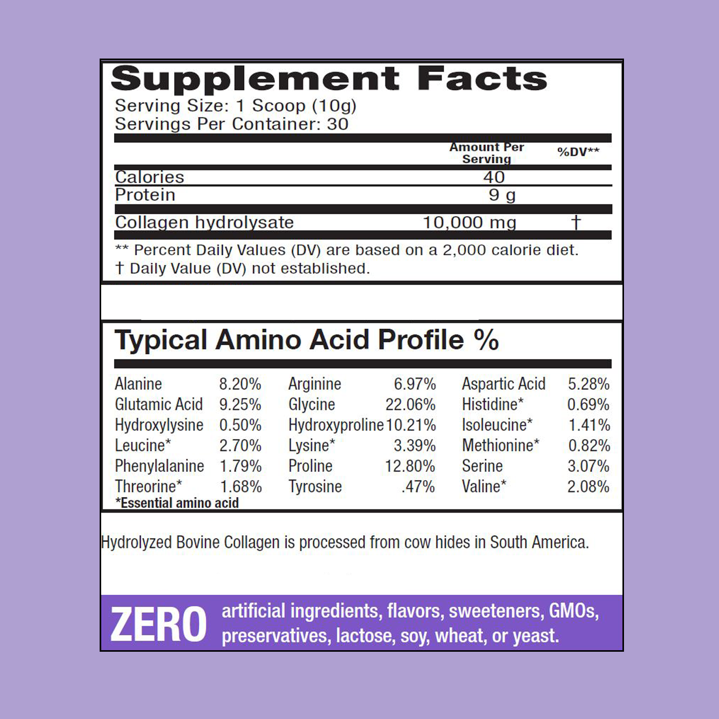 Collagen Peptides Powder, 10.53 oz