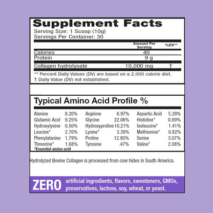 Collagen Peptides Powder, 10.53 oz