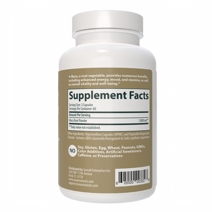 Maca Root Supplement, 120 Capsules