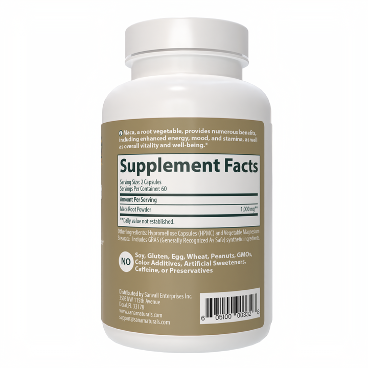 Maca Root Supplement