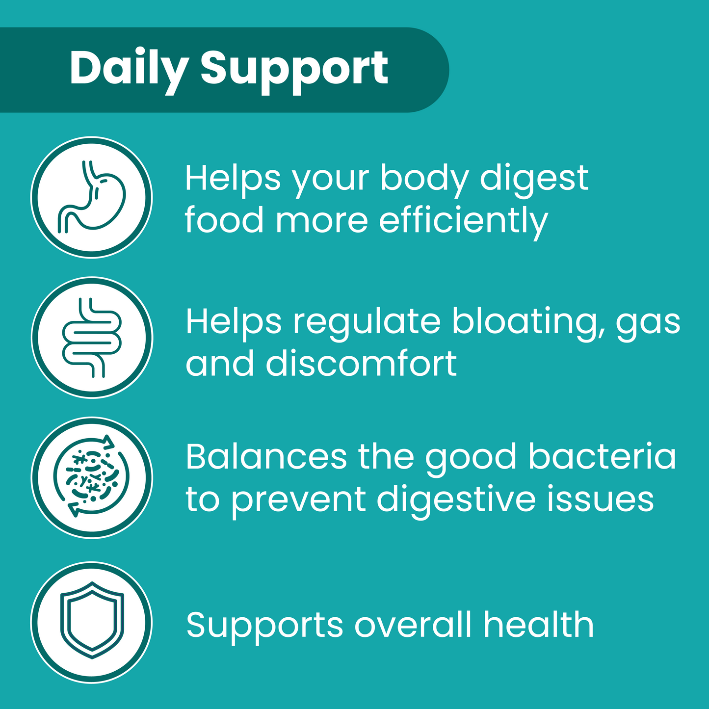 Probiotic 10 strain formula with Lactobacillus and Bifidobacterium shelf stable no refrigeration