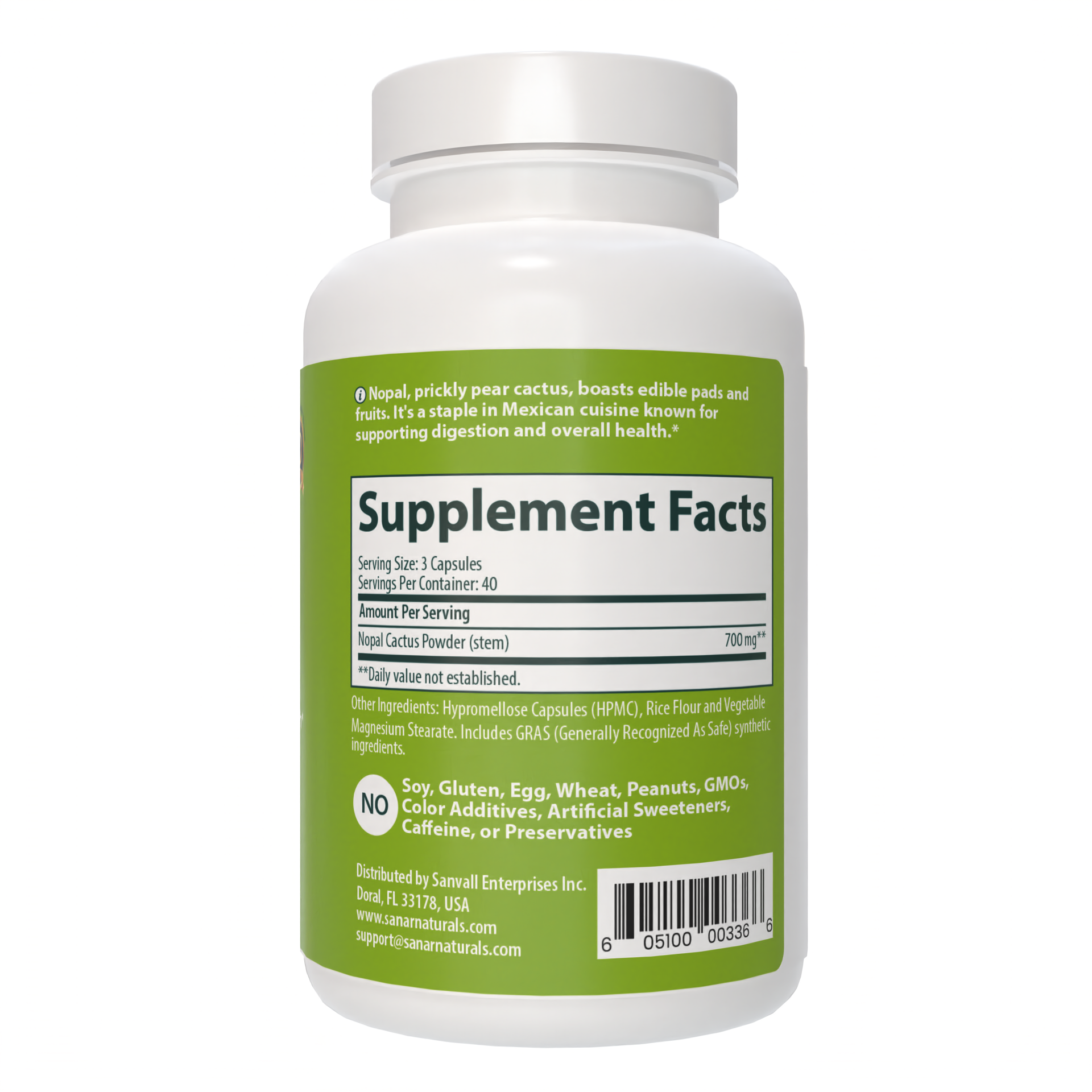 Nopal Supplement, 120 ct