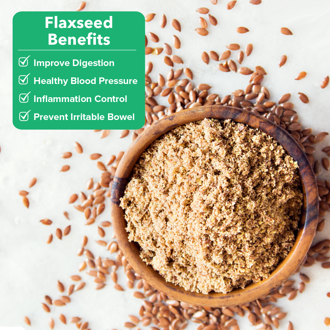 Flaxseeds for boosting immunity